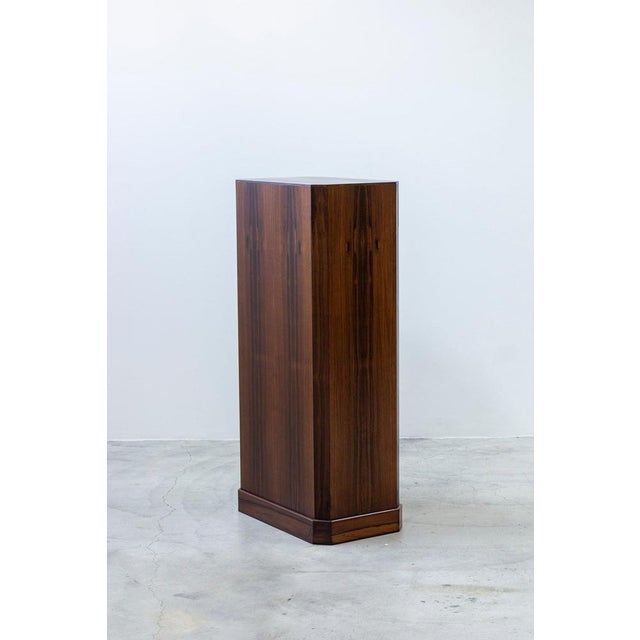 Danish Rosewood Pedestal from Ordupgaard Museum For Sale - Image 6 of 12