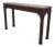 Henredon Chippendale Style Marble Top Sofa Console Table For Sale