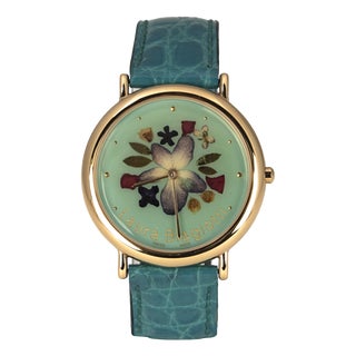 Laura Biagiotti Vintage Women's Wristwatch, 1990s, Botanica For Sale