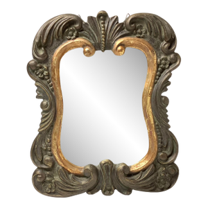 Vintage Hollywood Regency Composite Wall Mirror