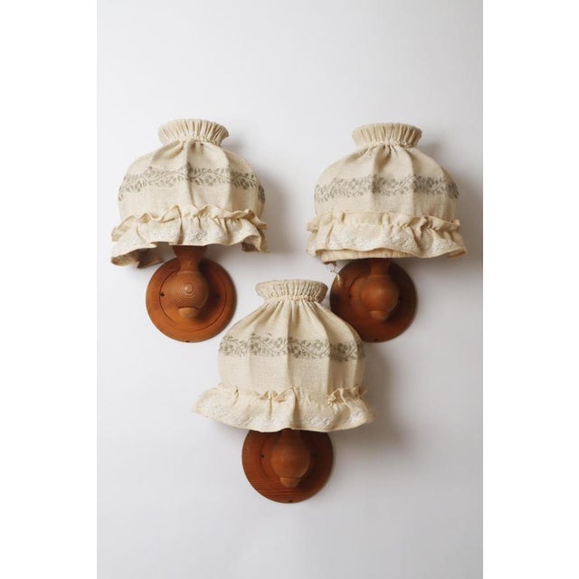 Scandinavian Wall Lamps, Sweden, 1980s, Set of 3 For Sale - Image 9 of 18
