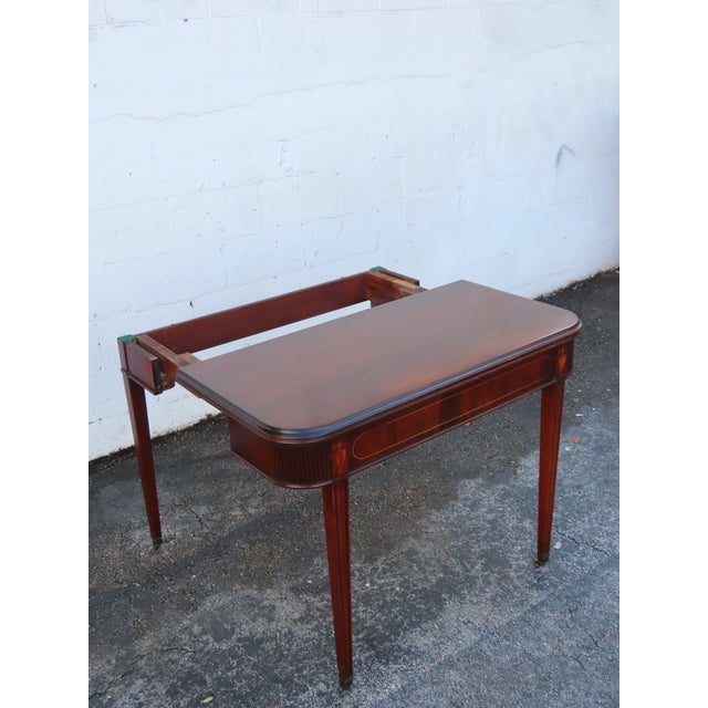 Inlay Extension Console Card Dinette Dining Extension Table 6322 For Sale - Image 4 of 18