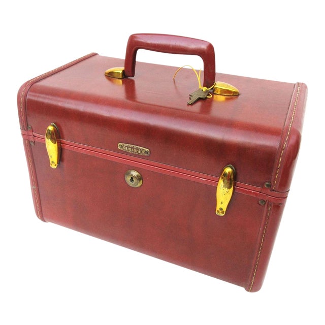 1950s Vintage Samsonite Train Case Chairish