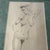1980s 20 Th Century European School Pencil on Paper Figurative Portrait of Lady Signed Framed Made in 1987 For Sale - Image 5 of 10
