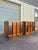Brutalist Pair of Mid Century Modern Brutalist Nightstands + Inset Smoked Mirrors | by Tobago For Sale - Image 3 of 13