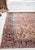 Antique Botanical Sarouk GEM Salmon, Coral, Pink & Peacock Blue Rug 10.3 x 13.4 For Sale - Image 4 of 14