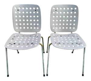 Vintage Hans Coray Aluminum Chairs