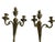 Early 19th Century Pair of Antique French Louis XVI Neoclassical Gilt Bronze Ormolu 2 Candelabra Wall Sconces C1860 For Sale - Image 5 of 8