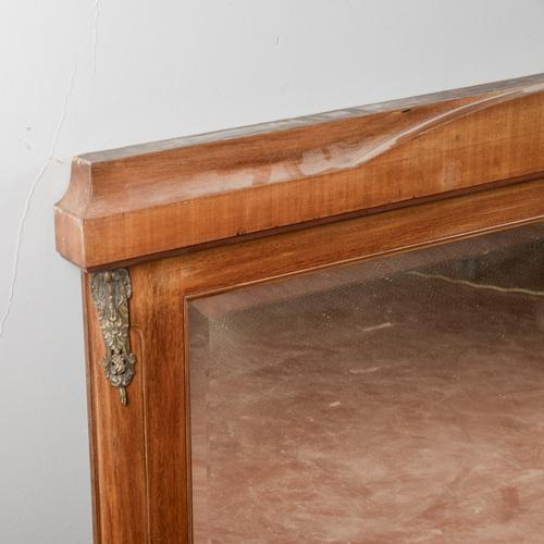 Biedermeier Style Mirror with Metal Inserts For Sale - Image 5 of 9