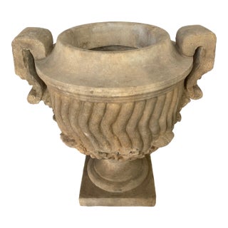 Michael Taylor Stone Classical Urn For Sale