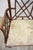 Tan Vintage Chinese Chippendale Style Double-Back Walnut Settee With Botanical Upholstery For Sale - Image 8 of 10