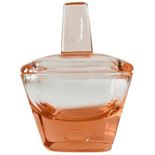 Art Deco Jewelry Box in Pink Pressed Glass from Rosaline Scailmont, 1930s For Sale - Image 3 of 6