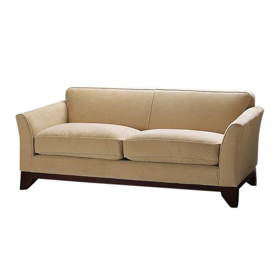 Pottery Barn Greenwich Suede 3Seater 86" Sofa Chairish