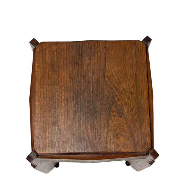 Art Deco Amsterdam School Side Table from Architect Christiaan Bartels, 1920s For Sale - Image 4 of 17