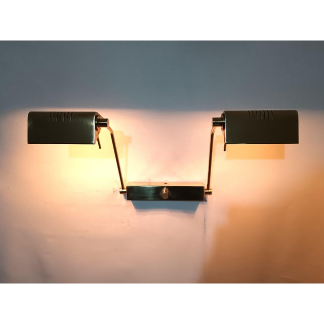 Mid-Century Dual Articulated Brass Sconce from Luci Italia, 1980s For Sale - Image 15 of 17