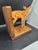 Vintage Wolfeum Graphic Wood Bookend