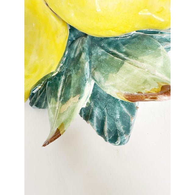 Decorative Ceramic Lemon Sculpture, France, 1960s For Sale - Image 12 of 13