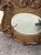 Traditional Circa 1920's Tiger Oak Wood Wall Mirror With Hanging Hooks For Sale - Image 3 of 12