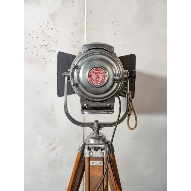1950s Hollywood Keg Light Floor Lamp with Fresnel Lens from Bardwell McAlister, 1950s For Sale - Image 5 of 18
