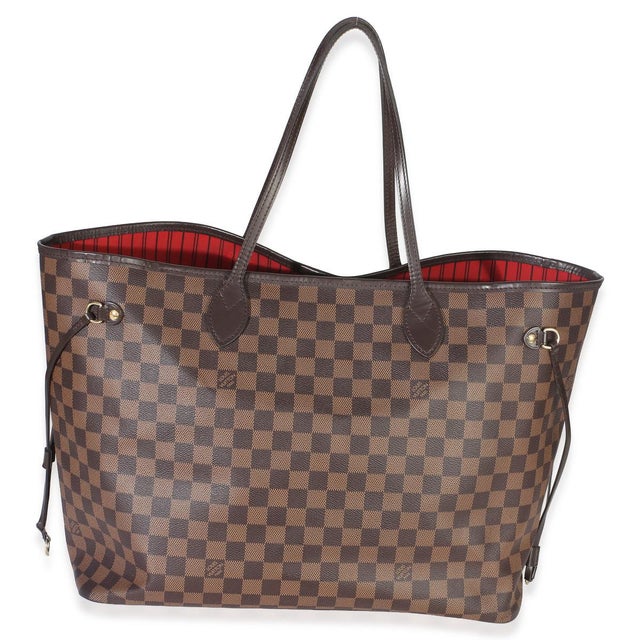 Louis Vuitton Damier Ebene Canvas Neverfull GM For Sale - Image 4 of 8