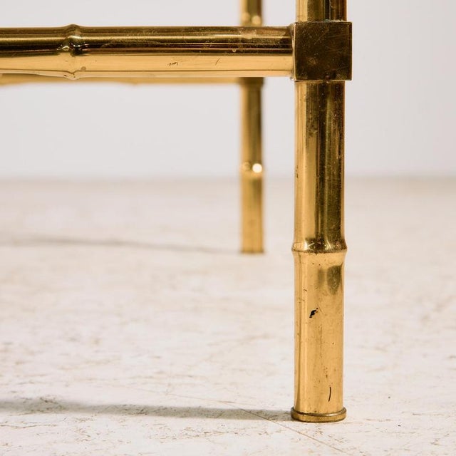 Vintage Brass Coffee Table, 1970s, Set of 3 For Sale - Image 9 of 16