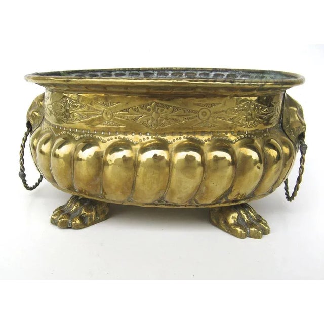 Brass Dutch Brass Wine Cooler For Sale - Image 8 of 8