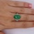 9 Carat Untreated Jadeite Jade Fei Cui and Diamond Platinum Hk Certified Ring Size 7 For Sale - Image 9 of 10