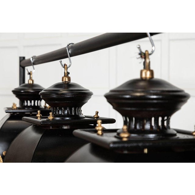 Large French Victorian Style Bronze & Iron Lantern For Sale - Image 13 of 17