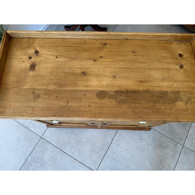 Rustic Shop Apothecary Cabinet For Sale - Image 9 of 14