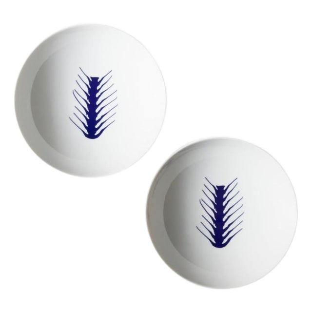 Deep Flat Arete Plates by Charlotte Prerriand for Cassina, Set of 2 For Sale