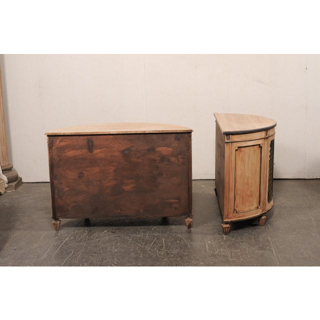 French 1960's Demi Consoles W/ Wire Doors For Sale - Image 12 of 12