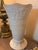 Shabby Chic Lenox Embossed Ivory Floral Vase With Gold Trim – Large Decorative Ceramic Vase For Sale - Image 3 of 4
