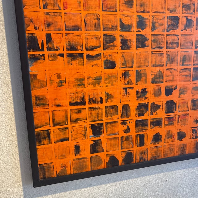 Cool modernist Warhol style painting. The colors are very bright, and this is one of those painting where the more you...