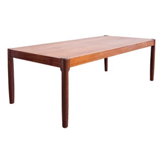 Mid-Century Modern Danish Teak Coffee Table, 1950s For Sale