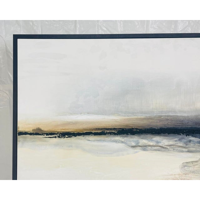 Large Abstract Landscape Oil Painting by Edward View, Framed For Sale In Los Angeles - Image 6 of 18