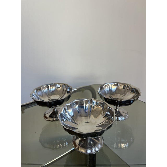Stainless Steel Cups, France, Set of 4 For Sale - Image 7 of 10