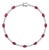 Elegant 18k Gold Ruby 2.84ct & Diamond 0.39ct Bracelet, New For Sale