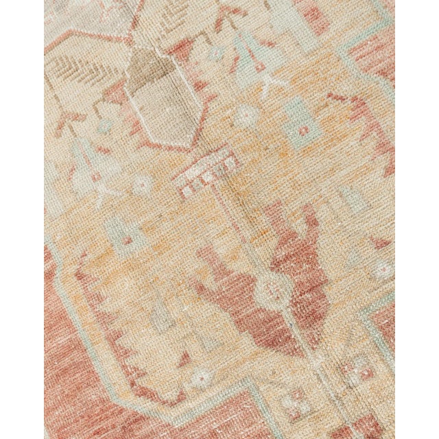 1940s Vintage Turkish Oushak Rug 4'9 X 11'2 For Sale - Image 12 of 12