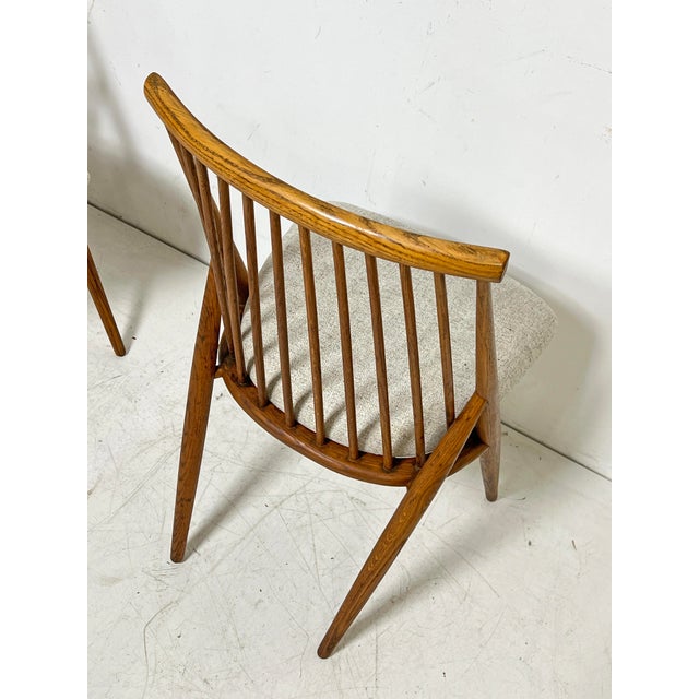 Wood C. 1950s Thea Leonard for Nässjö Stolfabrik, Sweden Flamingo Chairs - A Pair For Sale - Image 7 of 9