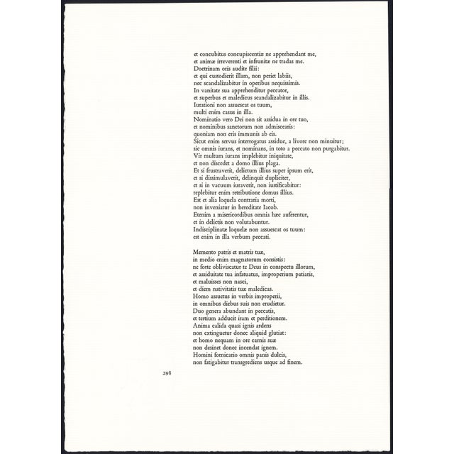 1968 Salvador Dalí Biblia Sacra Lithograph "Nummularii De Templo Eiecti" (The Money Changers Thrown Out of the Temple) For Sale - Image 9 of 11