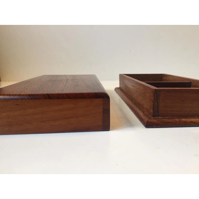 1960s Mid-Century Danish Teak Box, 1960s For Sale - Image 5 of 10