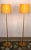 Very Rare pair oak floor lamps made by Swedish Aneta in the 1960´s The lamps are in great original condition without any...