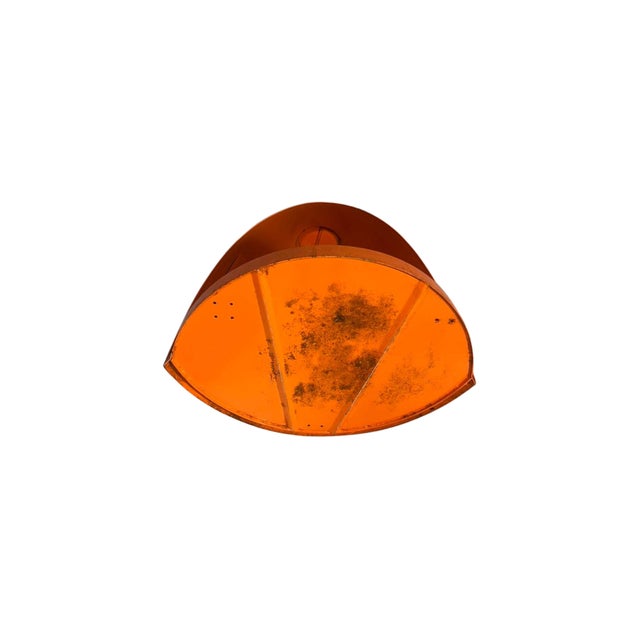 Late 20th Century "Malm" Style Iconic Vintage C.1970's Orange Freestanding Fireplace Indoor/Outdoor For Sale - Image 5 of 9