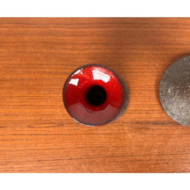 Mid-Century Modern Danish Studio Pottery Candleholder from Lehmann Pottery, 1960s, Set of 2 For Sale - Image 6 of 18