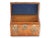 Brown Antique English Burlwood Box W/ Brass Mounts For Sale - Image 8 of 8