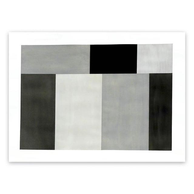 Tom McGlynn Tom McGlynn "Test Pattern 6 (Grey Study)", Painting For Sale - Image 4 of 4