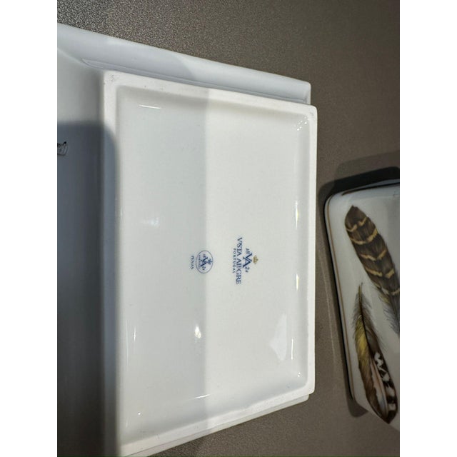 Ashtray and Inkwell Set by Vista Alegre, Set of 2 For Sale - Image 4 of 15