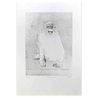 Sergio Barletta, Homo Ludens, Etching, 1991 For Sale