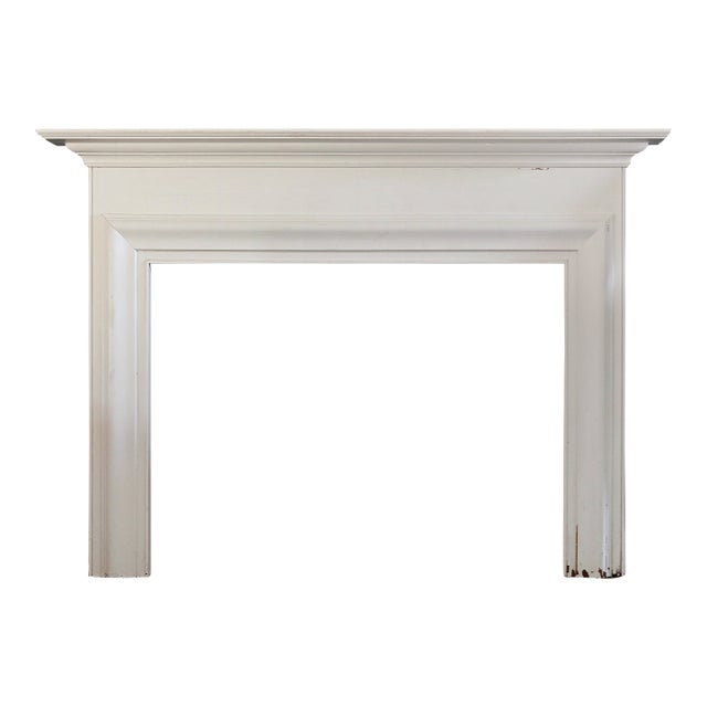 Vintage Wooden Mantel For Sale