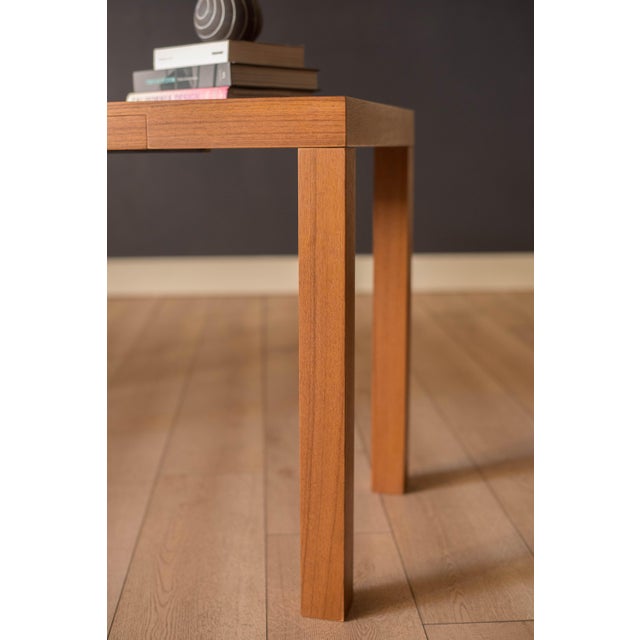 Brown Vintage Danish Teak Console Table by Centrum Møbler For Sale - Image 8 of 16